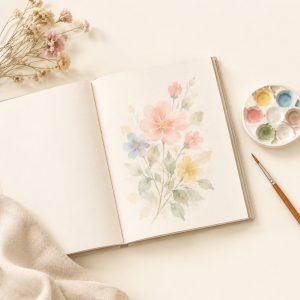 Journaling and watercolor