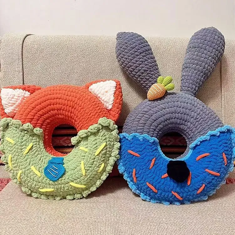 Cute Fox Pillow Crochet DIY Kit | No Stuffing Included, With Detailed Video Tutorial product detail 2