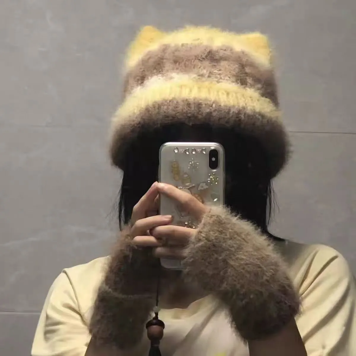 Cute Kitty's Ear Hat Crochet DIY Kit | All Tools Included, Beginner Friendly, 3 Colors Available, With Video Tutorial product detail 3