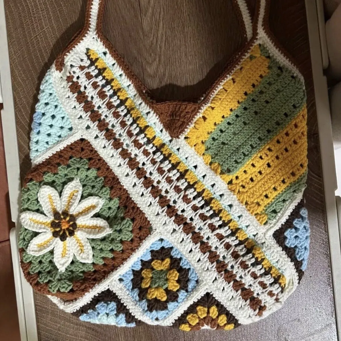 Double-sided Vintage Granny Bag Crochet DIY Kit | All Tools Included, With Video Tutorial product detail 3