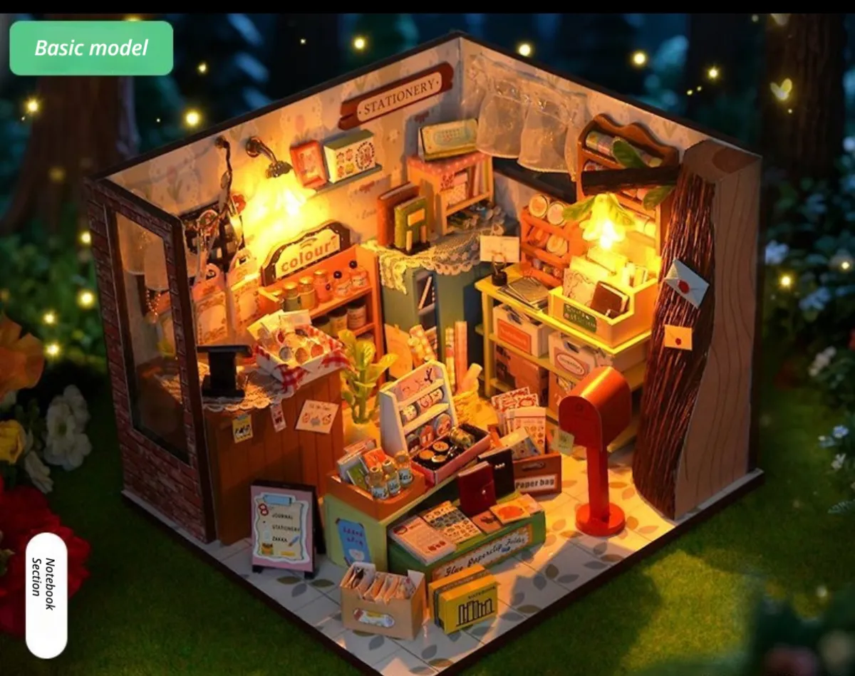 Journal Cottage Wooden Puzzle Model Kit | No Lights & No Electronic Components, All Tools Included, With Detailed Video Tutorial product detail 5