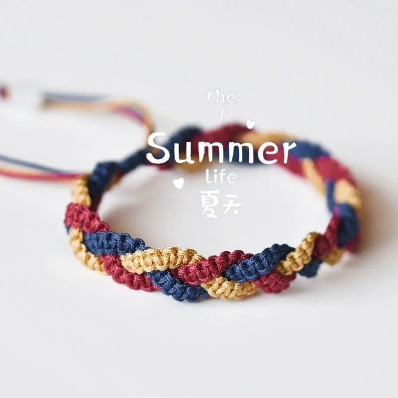 Lucky Woven Bracelet Crochet DIY Kit | All Tools Included, 6 Colors Available, With Detailed Video Tutorial product detail 1