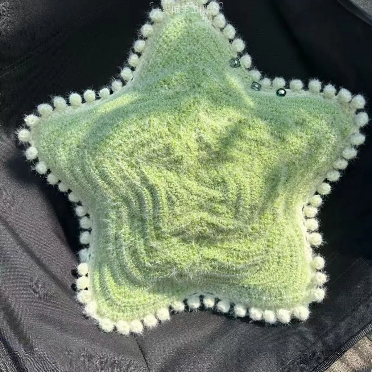 Star Pillow Crochet DIY Kit | Finished Size Approx 30cm, No Stuffing Included, 5 Colors Available, With Detailed Video Tutorial product detail 5