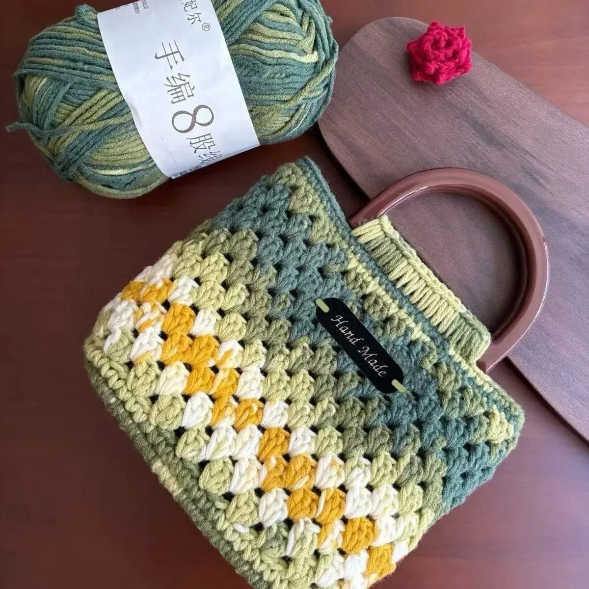 Wizard of Oz Casual Style Tote Bag Crochet DIY Kit | All Tools Included, 5 Colors Available, With Video Tutorial product detail 1