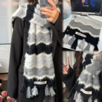 Four-Color Gradient Crochet Scarf DIY Kit | All Tools Included, 6 Colors Available, With Video Tutorial - Image 2