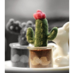 Wool Felt Mini Succulent Plant Pot DIY Kit, Set of 8 | All Tools Included, 8 Styles Available, With Video Tutorial - Image 2
