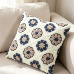 Granny Square Phoenix Flower Pillow Cover Crochet DIY Kit | All Materials Included, Pillow Insert Not Included, With Detailed Video Tutorial