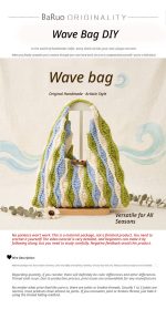 Green Wavy Openwork Crochet Bag DIY Kit | All Tools Included, With Video Tutorial - Image 5