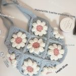 3D Daisy Flower Bag Crochet DIY Kit | All Tools Included, With Video Tutorial - Image 2
