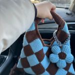 Afghan Diamond Flower Crochet Bag DIY Kit | All Tools Included, 6 Colors Available, With Detailed Video Tutorial
