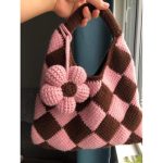 Afghan Diamond Flower Crochet Bag DIY Kit | All Tools Included, 6 Colors Available, With Detailed Video Tutorial - Image 2