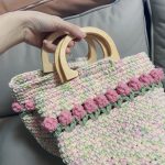 Gentle Tulip Flower Handbag Crochet DIY Kit | All Tools Included, 2 Colors Available, With Detailed Video Tutorial - Image 2