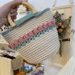 Gentle Tulip Flower Handbag Crochet DIY Kit | All Tools Included, 2 Colors Available, With Detailed Video Tutorial - Image 4