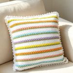 Tulip Lace Pillow Crochet DIY Kit | No Stuffing Included, 4 Colors Available, With Detailed Video Tutorial - Image 4