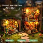 Baker Cottage Wooden Puzzle Model Kit | No Lights & No Electronic Components, All Tools Included, With Detailed Video Tutorial
