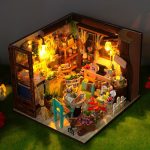 Florist Cottage Wooden Puzzle Model Kit | No Lights & No Electronic Components, All Tools Included, With Detailed Video Tutorial - Image 4