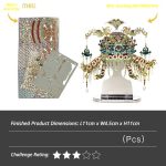 Diancui Phoenix Crown 3D Metal Puzzle DIY Kit | Wedding Gift, Decor Ornament Toy, With Detailed Video Tutorial - Image 2